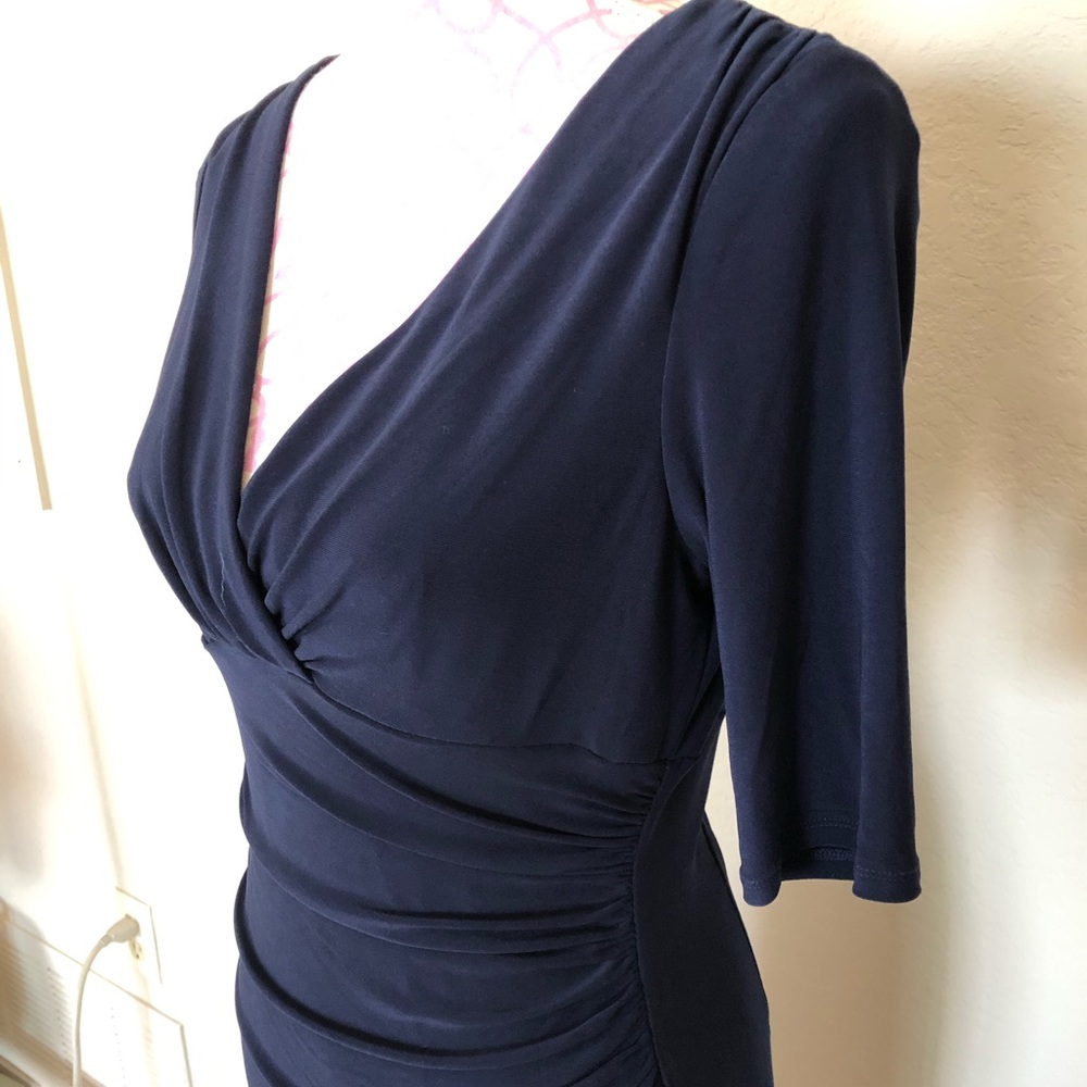 Dark navy dress